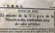 Diario Patria noticia besapies al Señor de los Favores (1941)