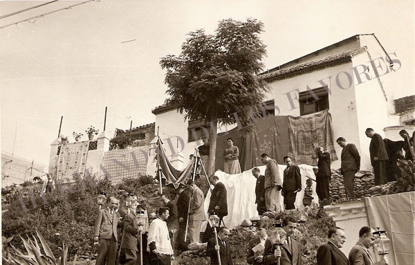 Procesión del Santísimo por las calles del Barrio del Realejo